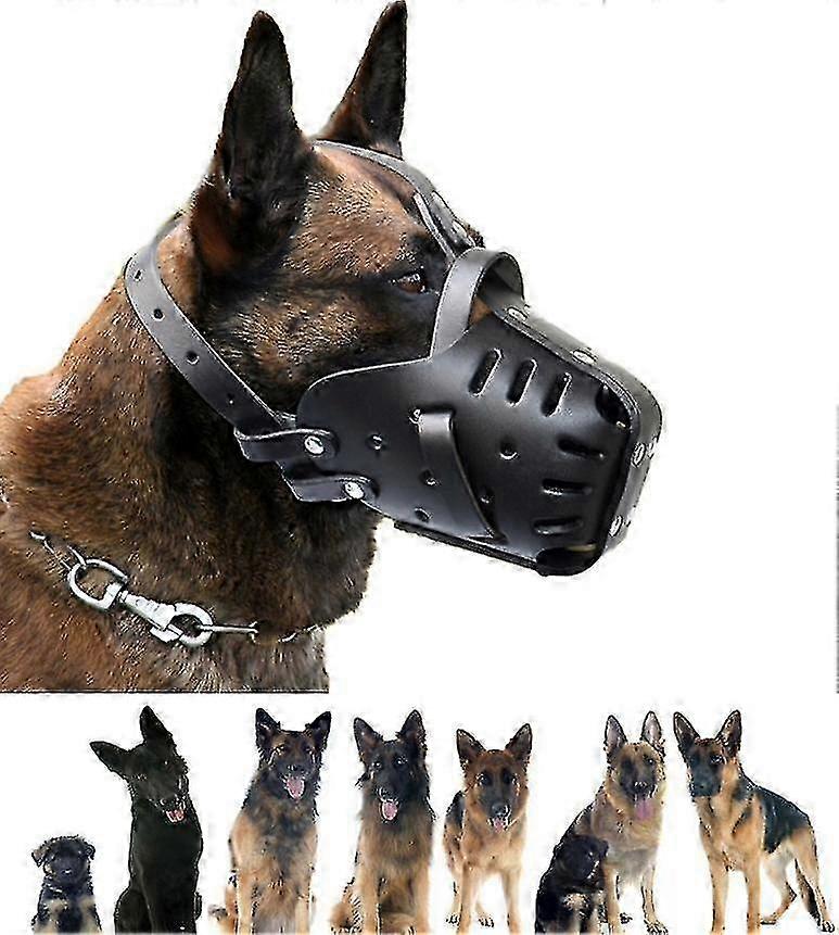 Dog Muzzle, Breathable Basket Muzzles For Small, Medium, Large And ...