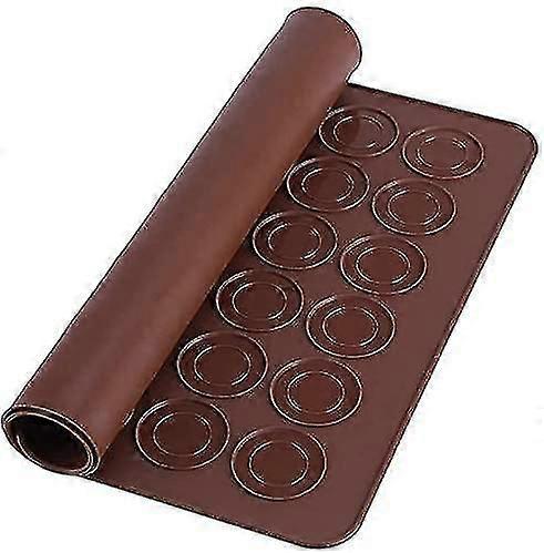 1 Piece Non-stick Coated 48 Well Silicone Macarons Baking Mat, Silicone Macarons Baking Mat 38*28cm,hw