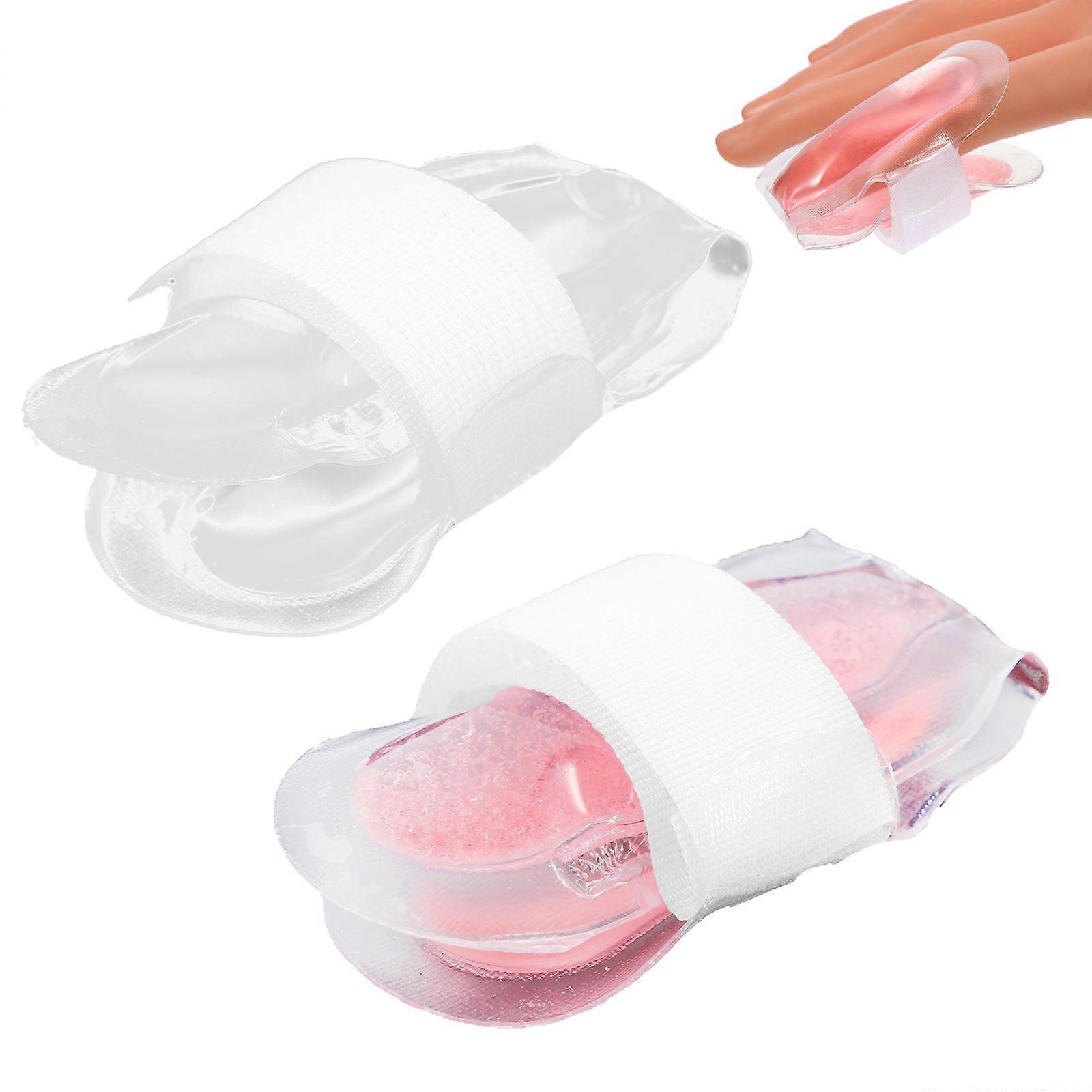 Anti-Wear Finger Cover Protective for Relief Assorted Color Pvc Gel 2Pcs