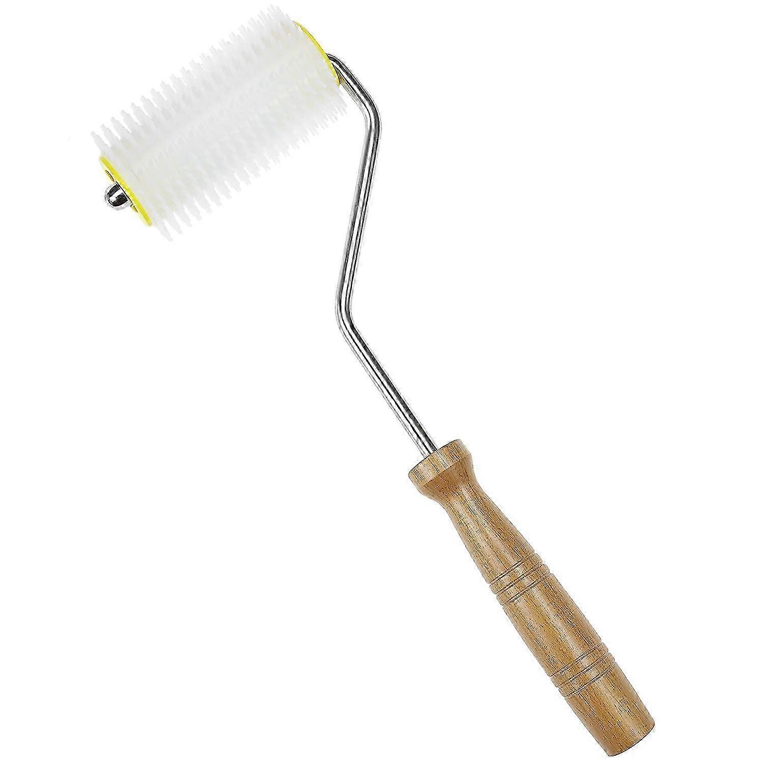 Honey Extractor Uncapping Needle Roller Professional Beekeeping Tool with Sharp Tines and Ergonomic Handle