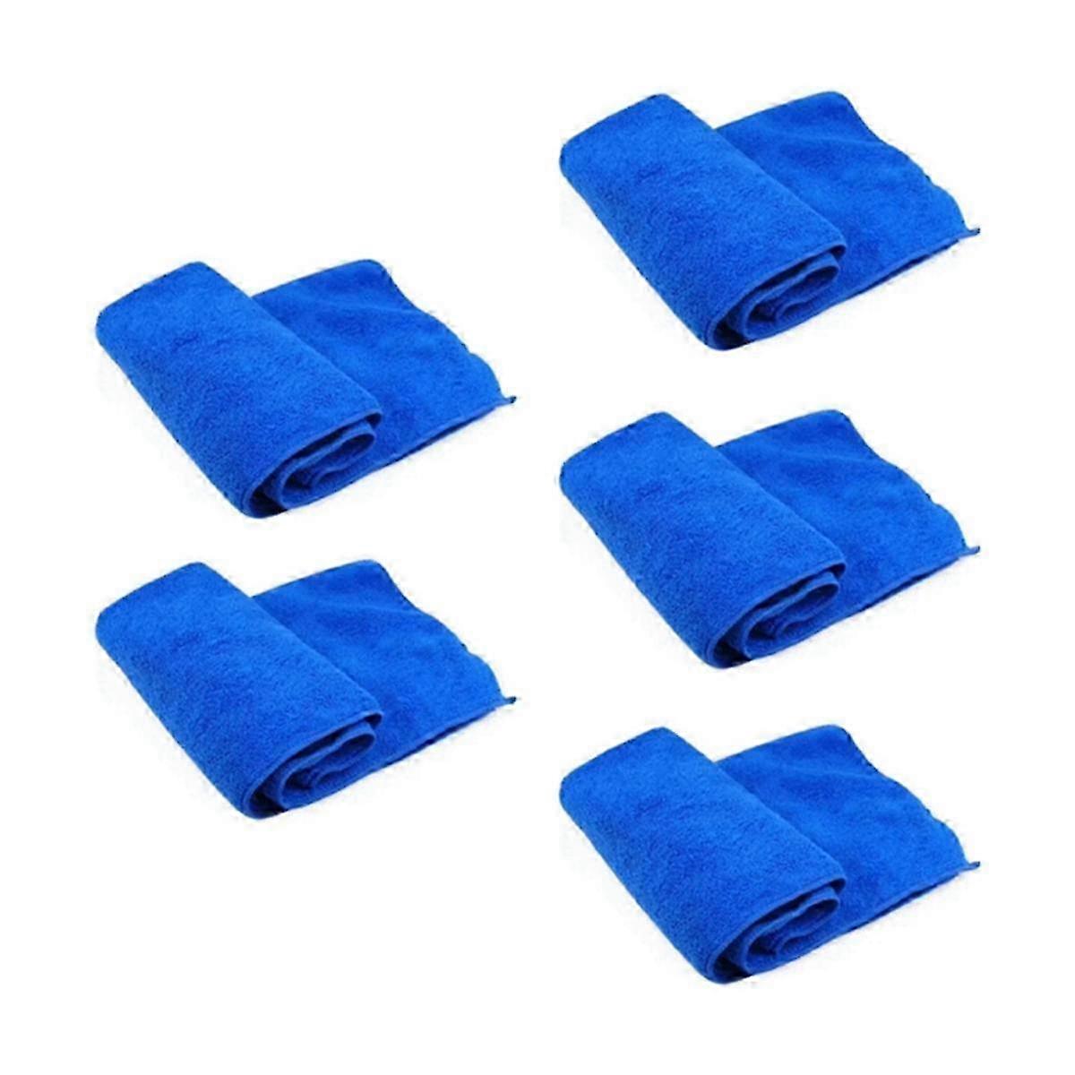 5Pcs Microfiber Cleaning Cloths Lint Free Microfiber Cleaning Towel Cloths for Car Window Reusable Cleaning Towels
