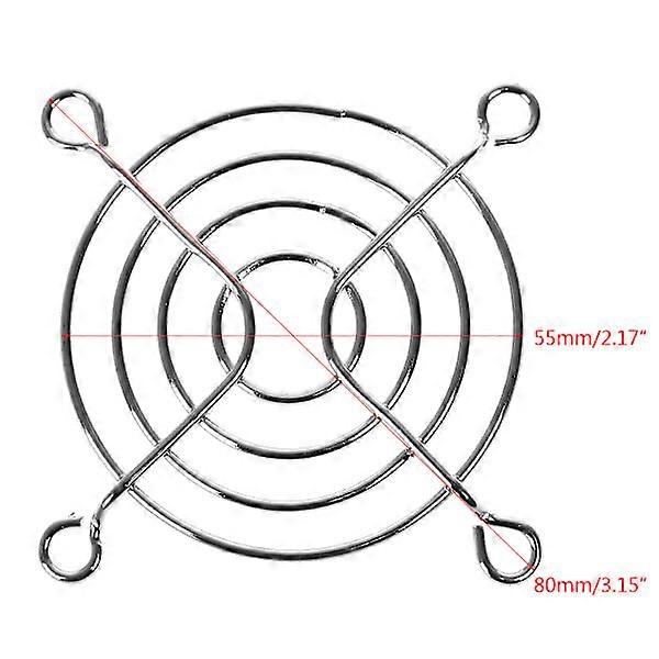 Fan Guard Net Grill 6cm Diameter Iron Net Safety Grill For Computer Chassis Fans