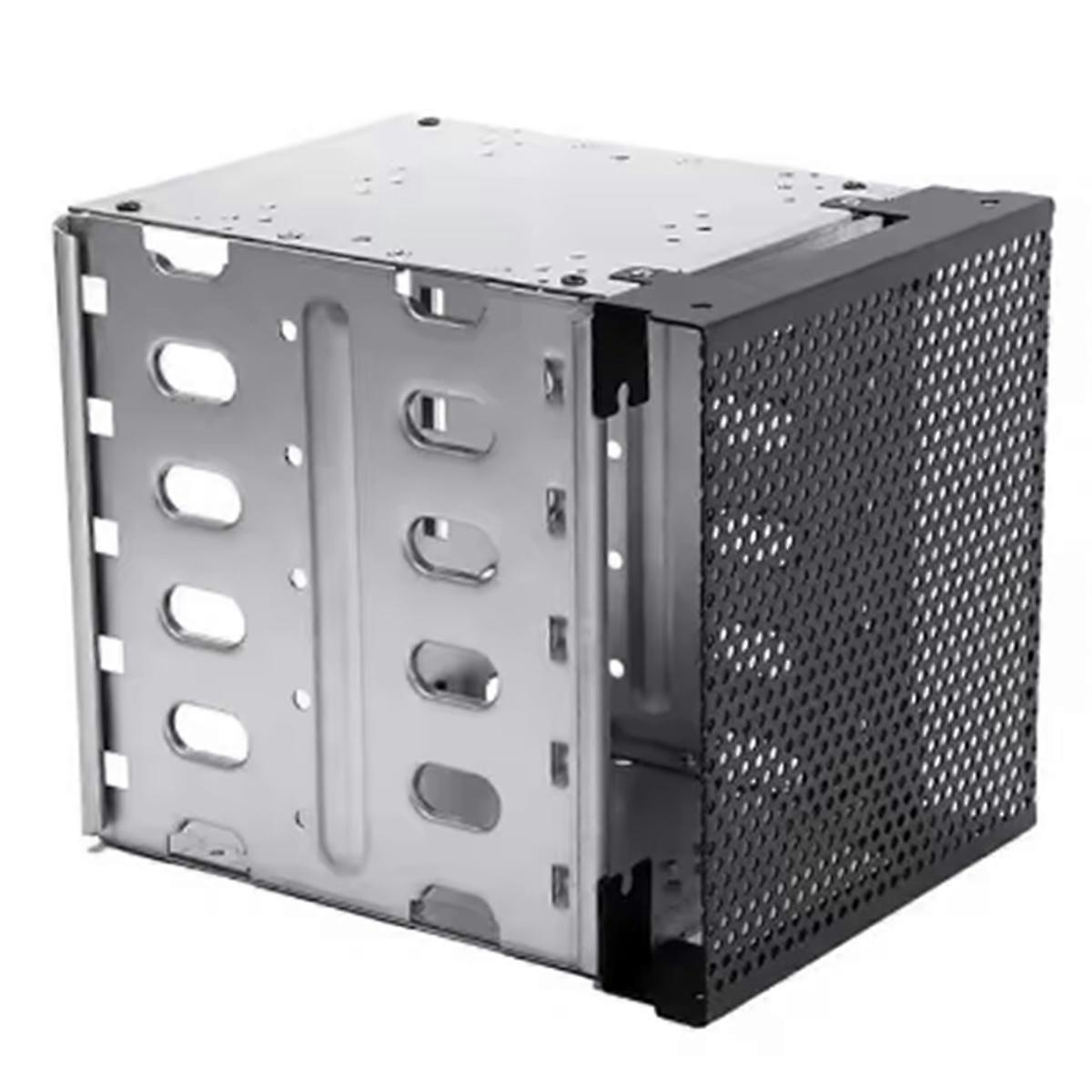 Rack Stainless Steel Hard Cage for Computer HDD Cage Hard Tray Rack with Fan Space