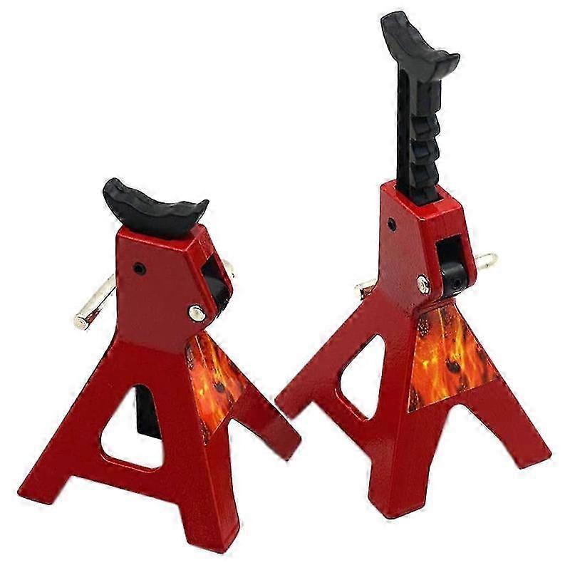 2Pcs 6 Ton RC Car Scale Jack Stands for Axial SCX10 Wraith TRX4 D90