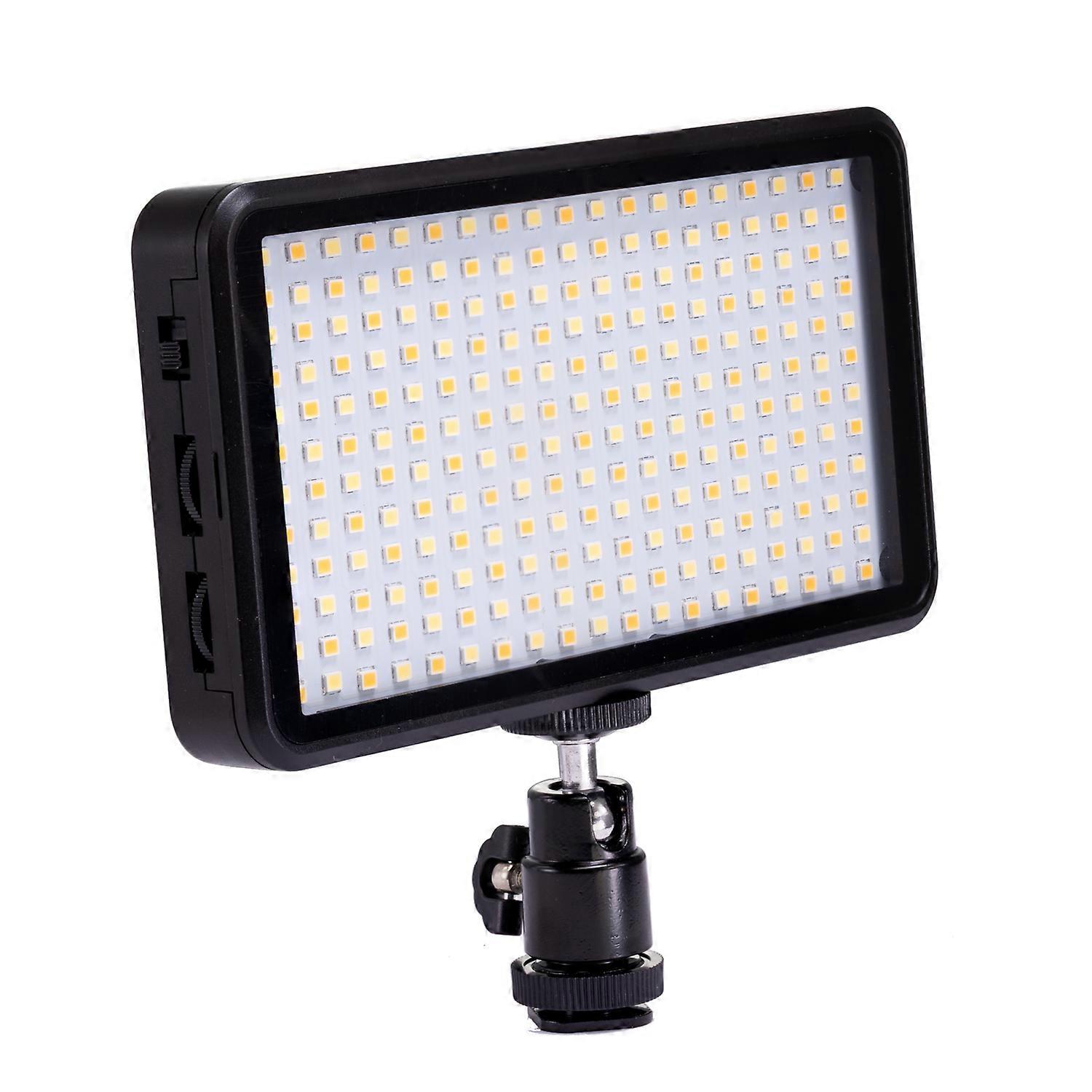 W228 LED Video Light  228 LEDs, 6000K/3200K, Dimmable Panel for DSLR/Phone  No Battery