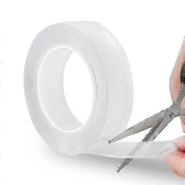 Reusable Adhesive Tape Double-sided Traceless1pcs- Transparent