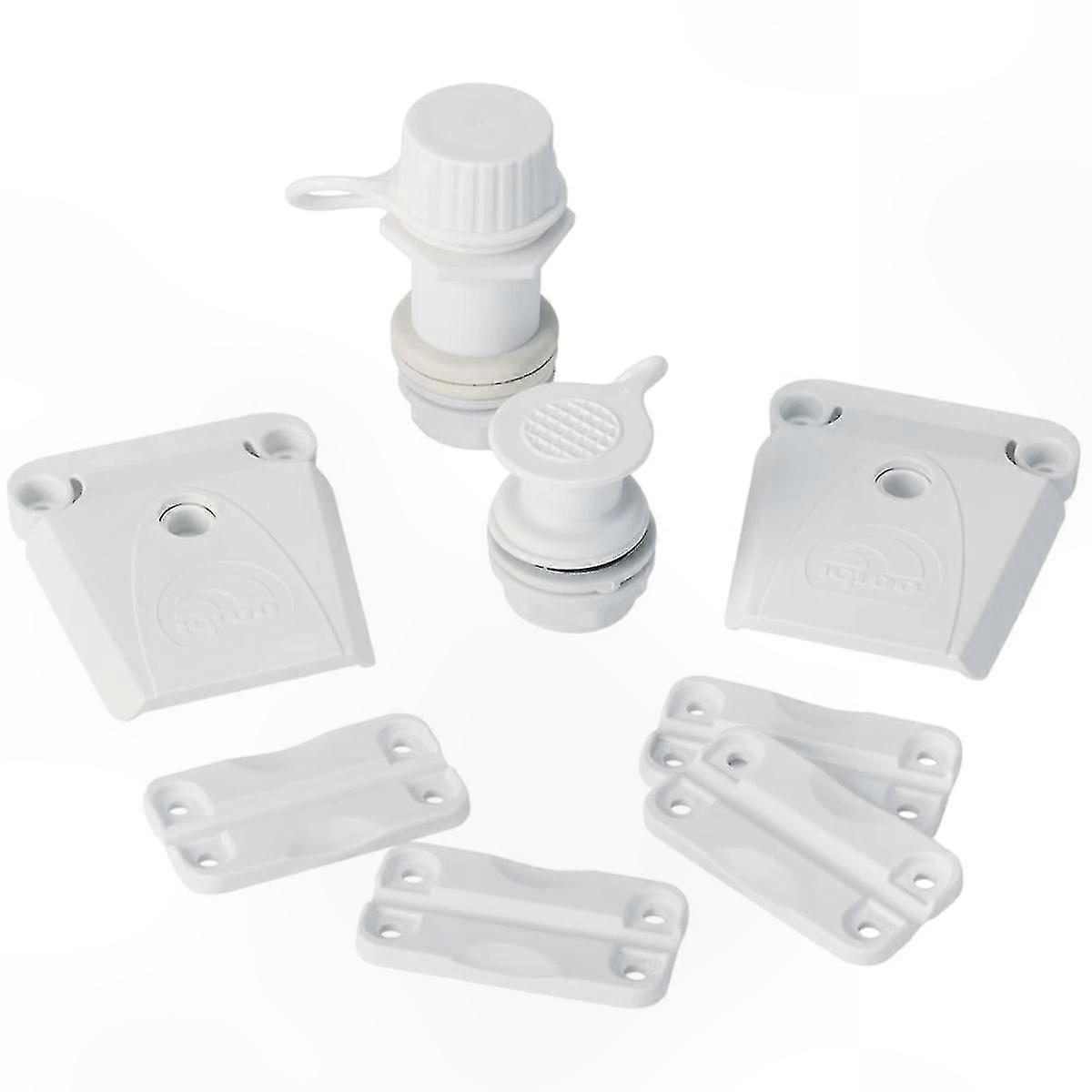 Universal Ice Chest Replacement Parts Kit for Coolers and Ice Boxes