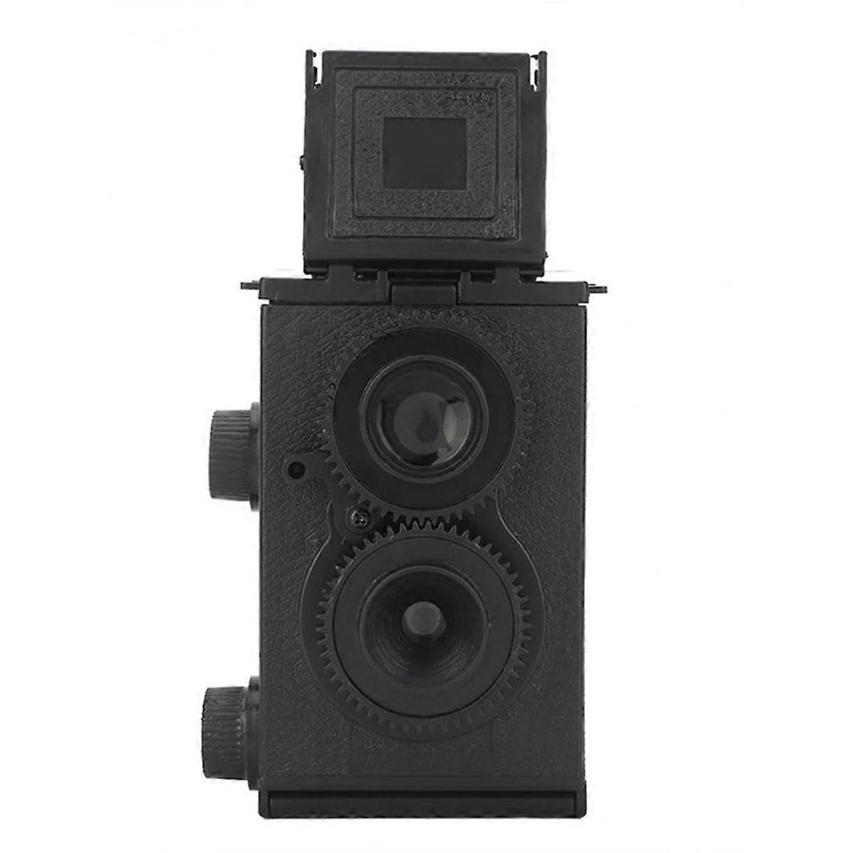 New Adult Science DIY Dual Lens Assembly 35mm Film Camera Retro Double Reflective Film Camera Vlog
