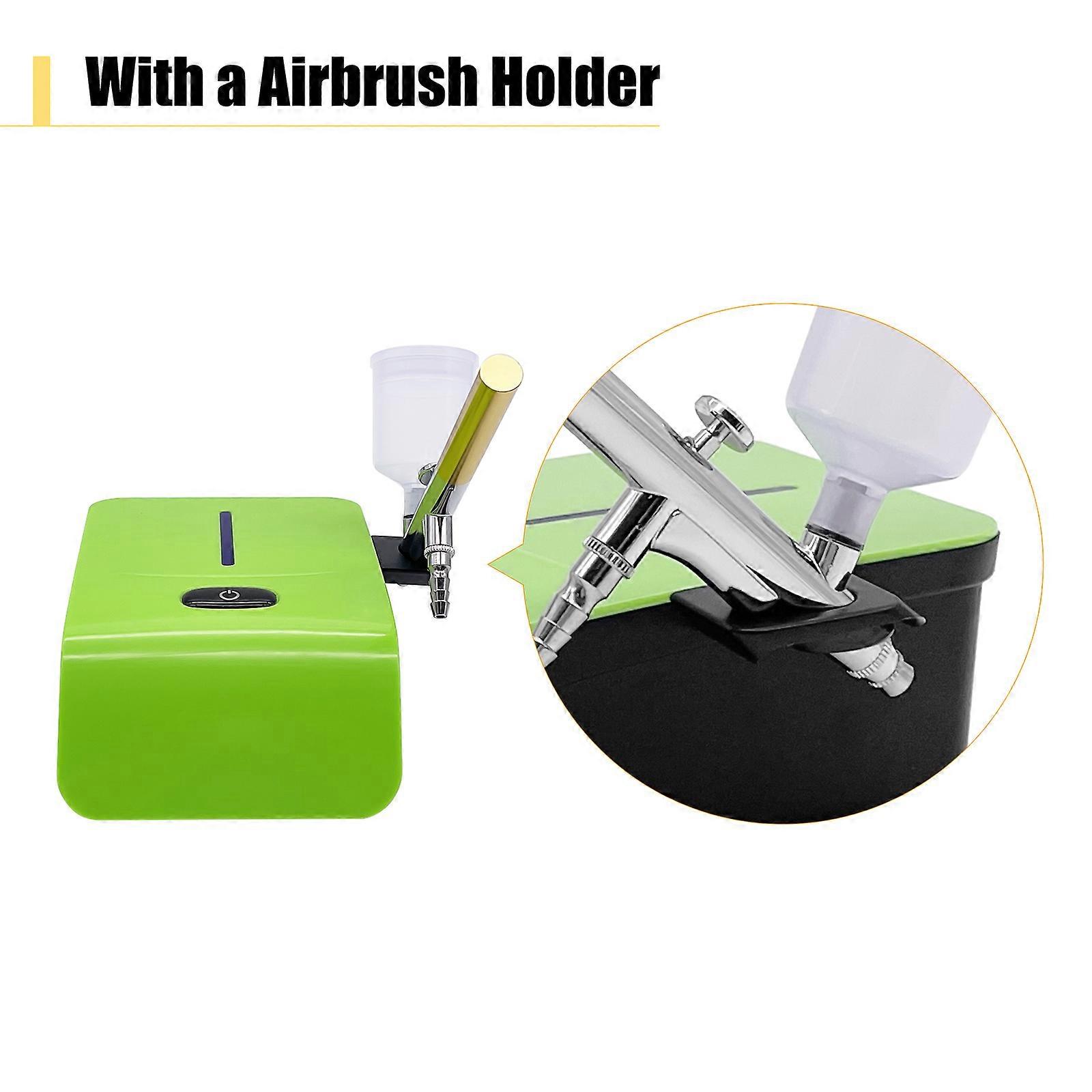 Multi-Functional Airbrush Kit with Compressor 0.4mm Nozzle 25PSI