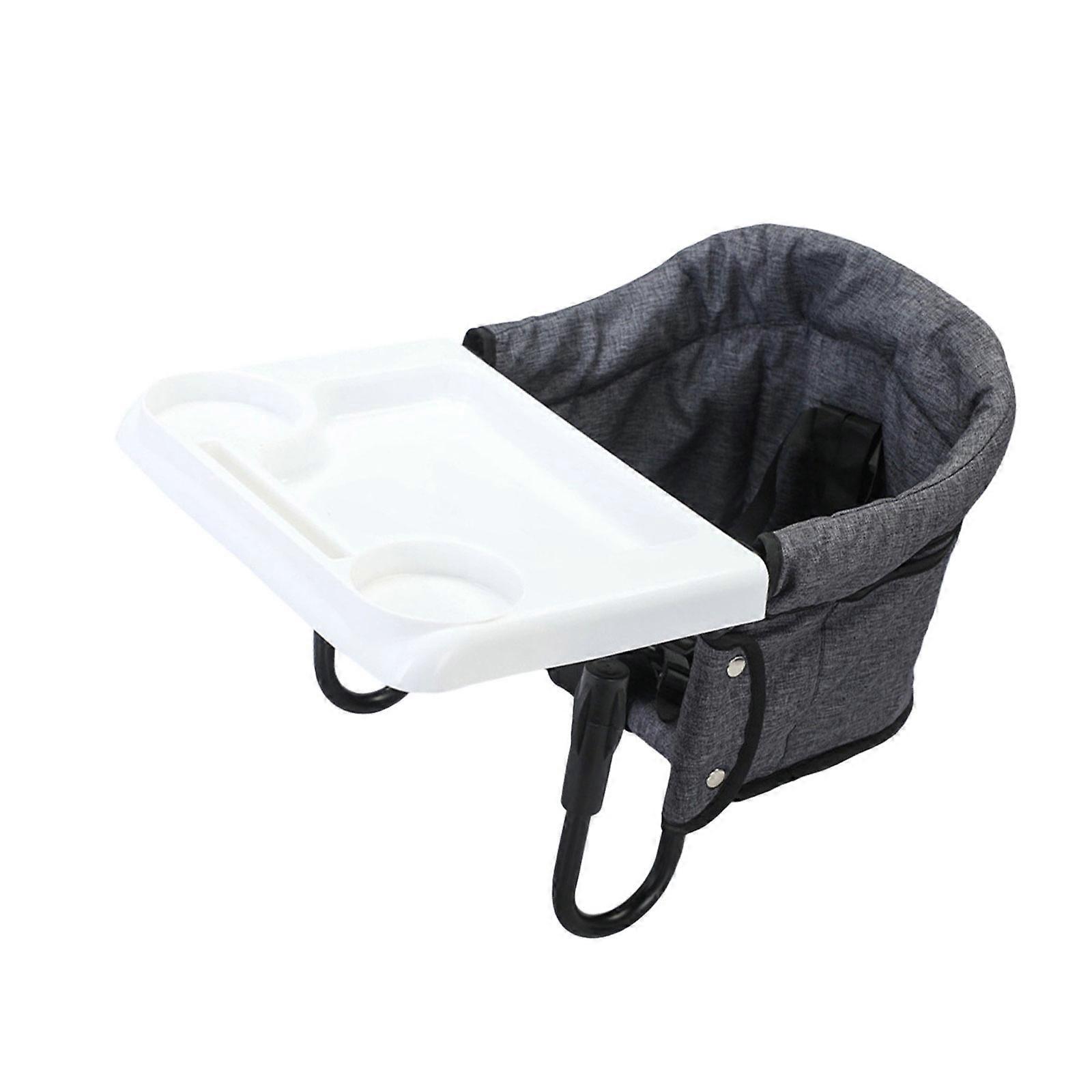 Multifunctional Baby Dining Chair Foldable Designs Removable Tray Secure Fastening for Tables Trip Parties Multicolor