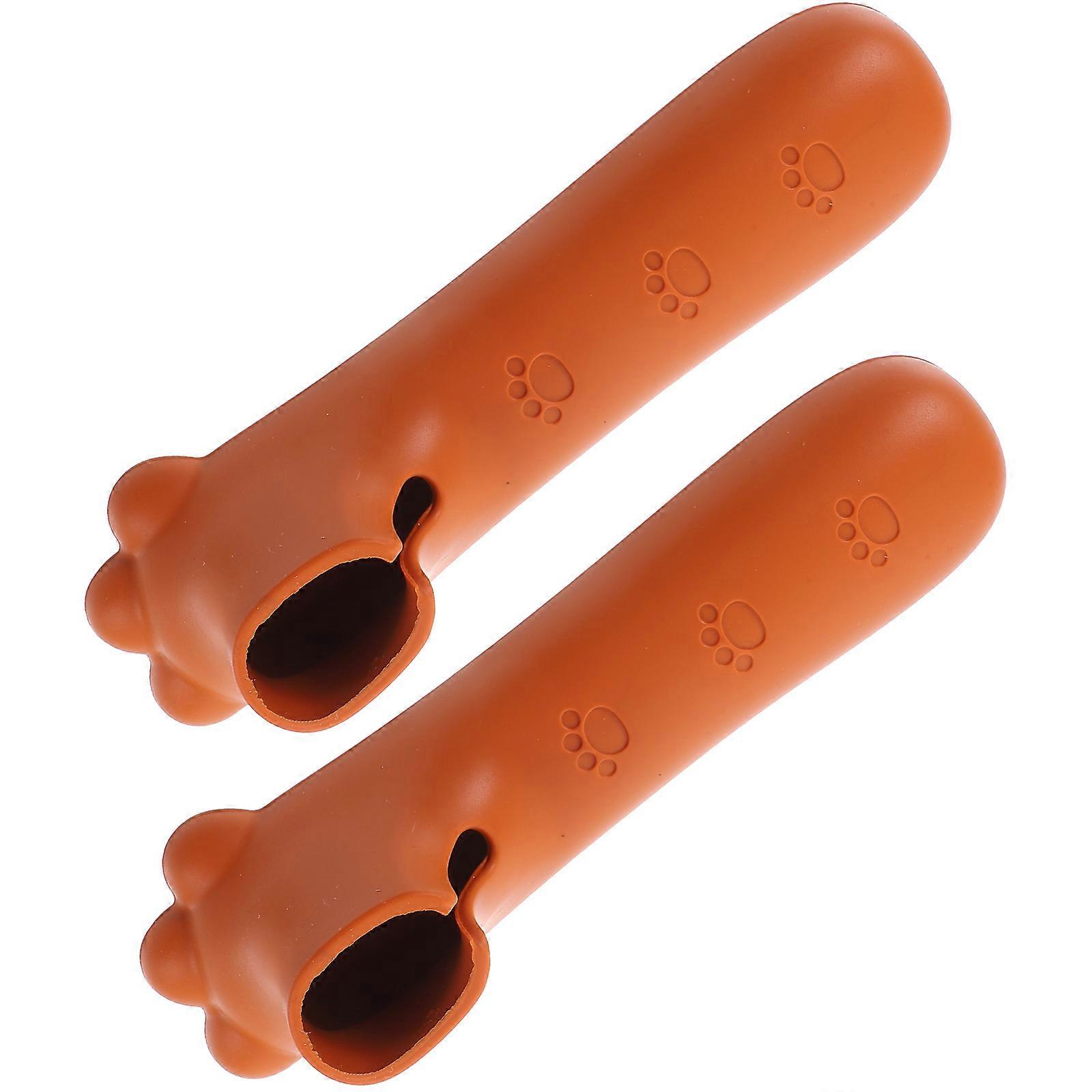 Door Handle Protective Cover Silicone Anti-Collision Handle Protector 2Pcs