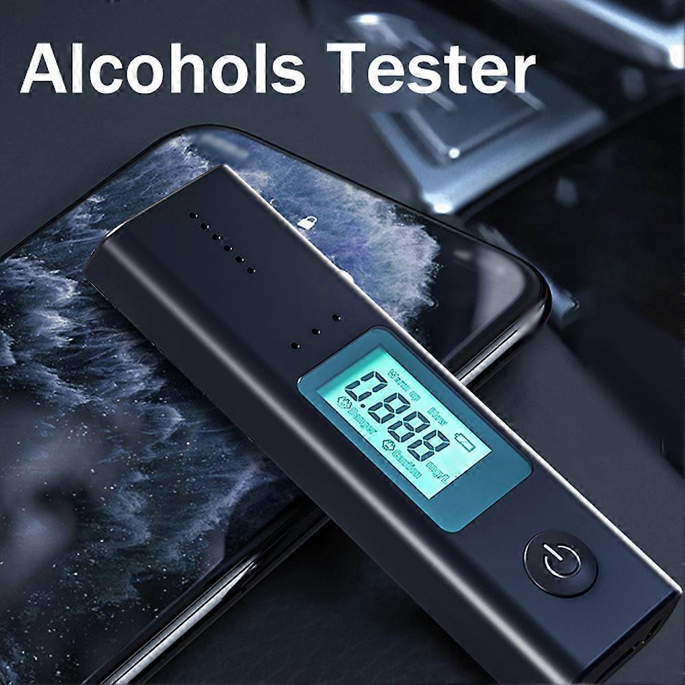 Portable Alcohol Alcohols Tester with LCD, Tri-color Display, 113x44x26.5mm