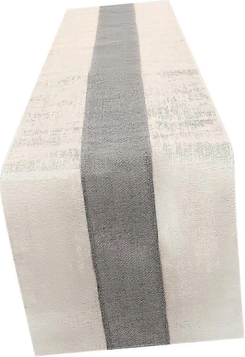 Rustic Table Runner Vintage Table Cover for Home Decor Simple Fall Tablecloth for Dining B