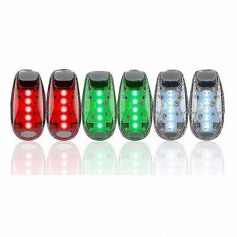 6 Pack LED Safety Lights for Bicycles, Boats, and Kayaks, 3 Flash Modes, Waterproof Design, Easy to Install