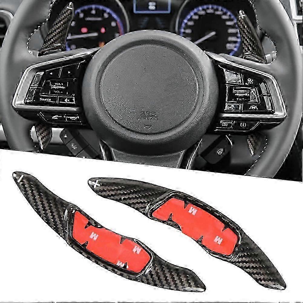2Pcs Carbon Fiber Steering Wheel Shift Paddle Extension for Compatible Brands