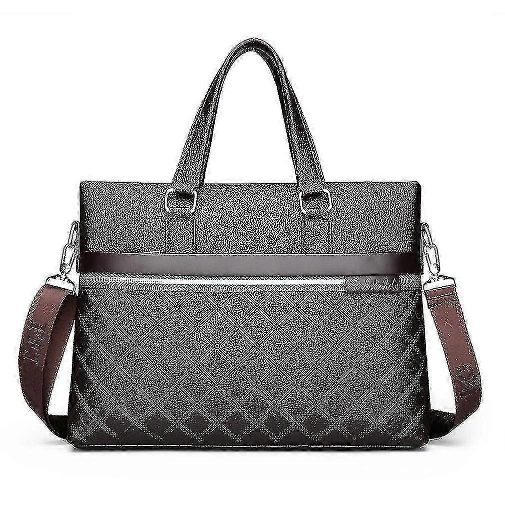 الرجال رسول حقيبة منقوشة Rhombic حقيبة يد جلدية الكتف