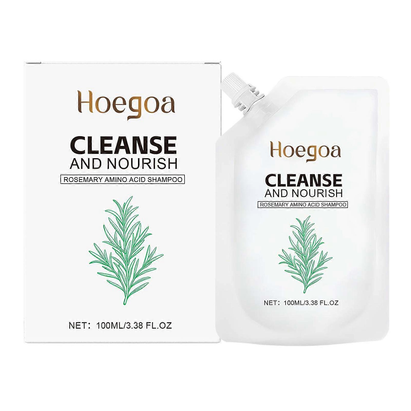 Rosmarin Shampoo für das Haarwachstum, Rosmarin Aminosäure Haarstärkungsshampoo, Rosmarin Haarwuchs Shampoo, 100ml