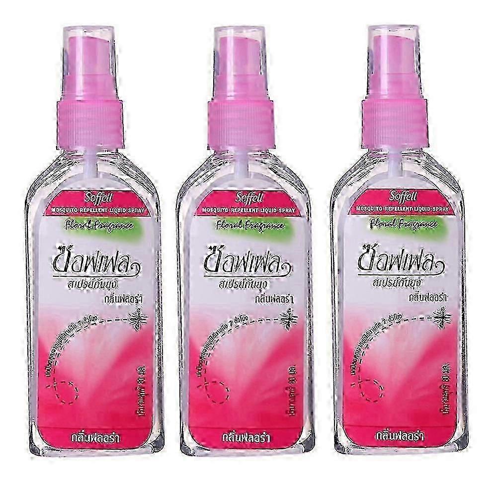 1-3x 80ml αντικουνουπικό υγρό σπρέι πιεσμένων κουνουπιών δαγκωμάτων της Ταϊλάνδης που διογκώνει το κνησμώδες υγρό σπρέι για τον δολοφόνο παρασίτων σώματος νέο 0619