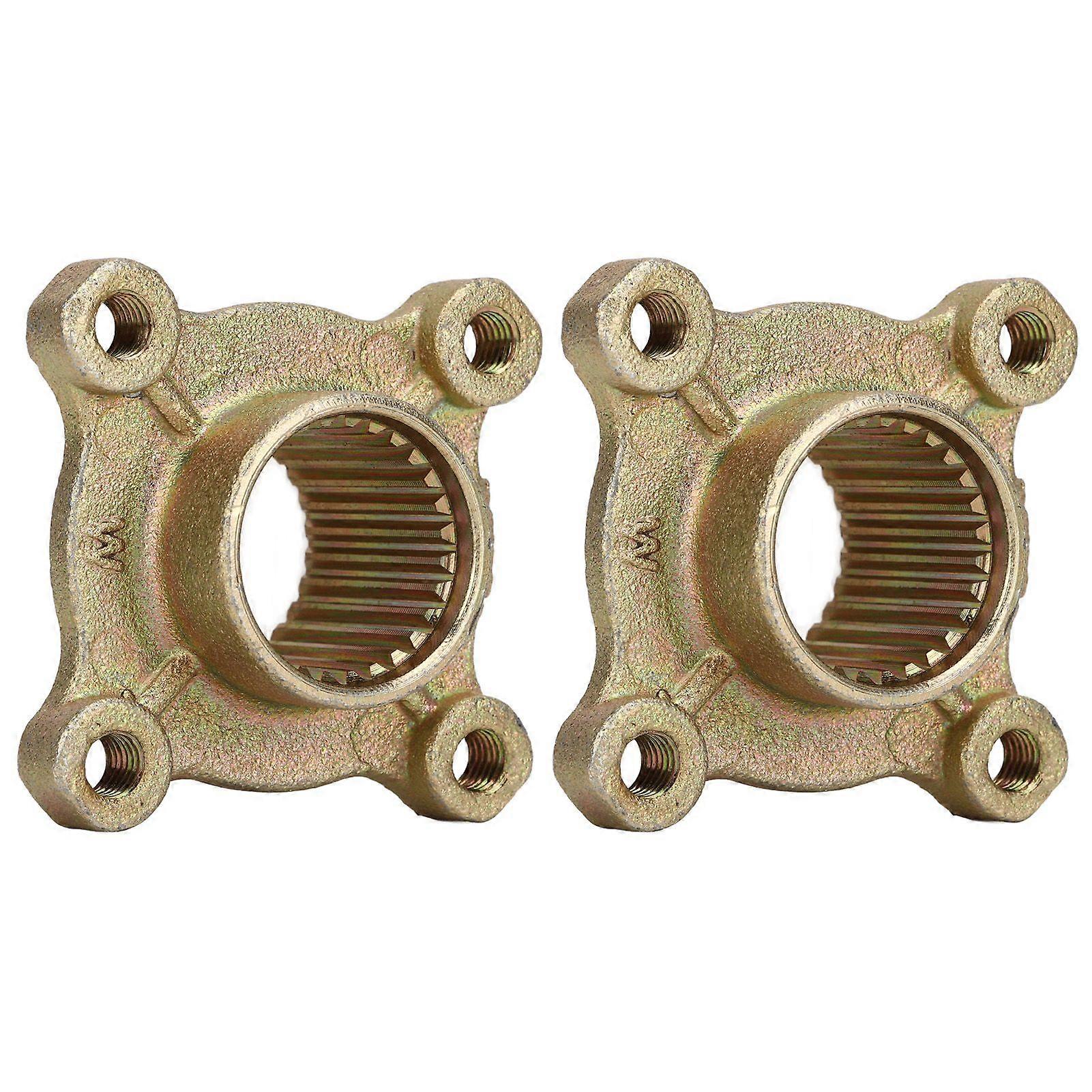 2pcs Wheel Rear Axle Hub 28 Tooth Spline 4 Stud for 50CC 110CC 150CC Quad Bike ATV Go Kart