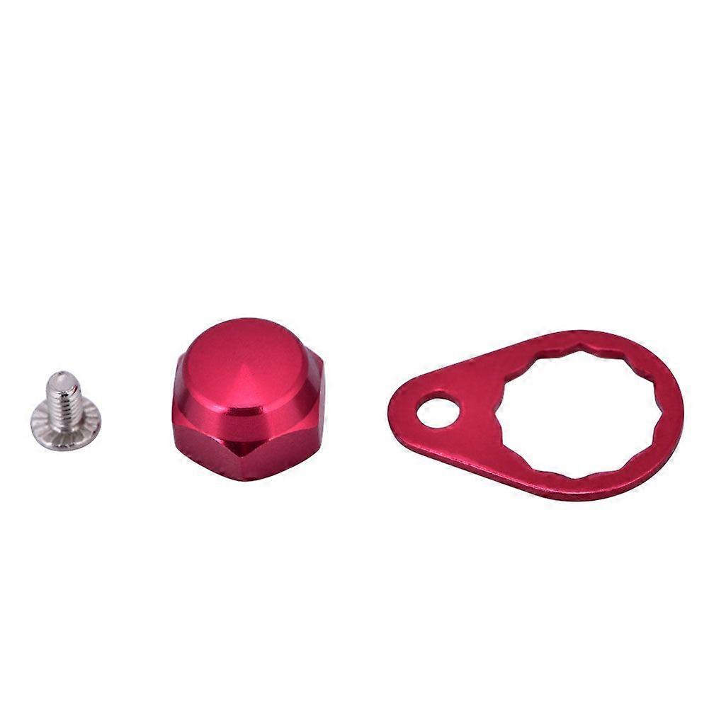 Fishing Reel Left/Right Handle Locking Plate Screw Nut Cap DIY Accessory