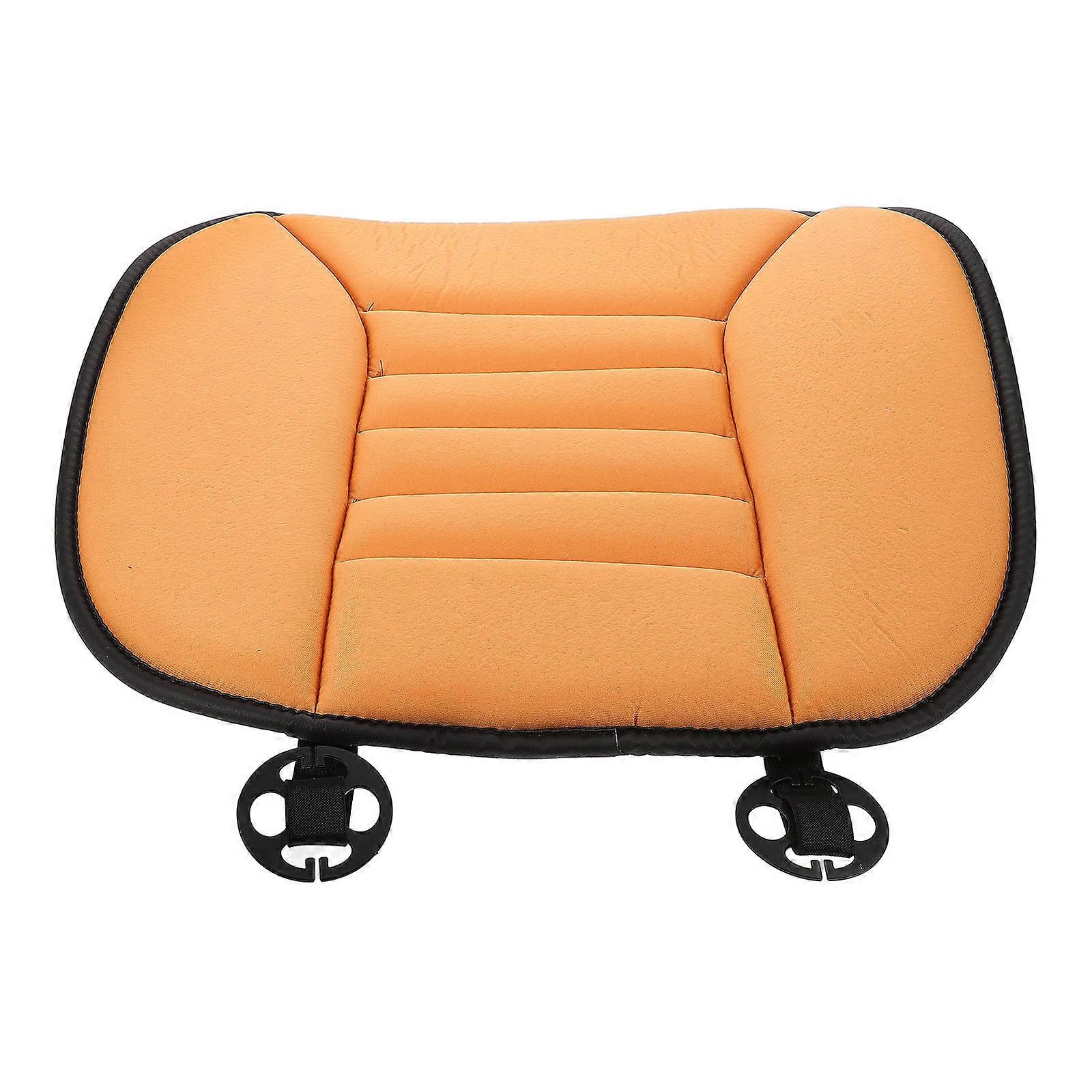 Car Seat Cushions For Driving Breathable Seat Cushion Orange 50.00X49.00X3.00CM Comfortable Universal Fit 1Set
