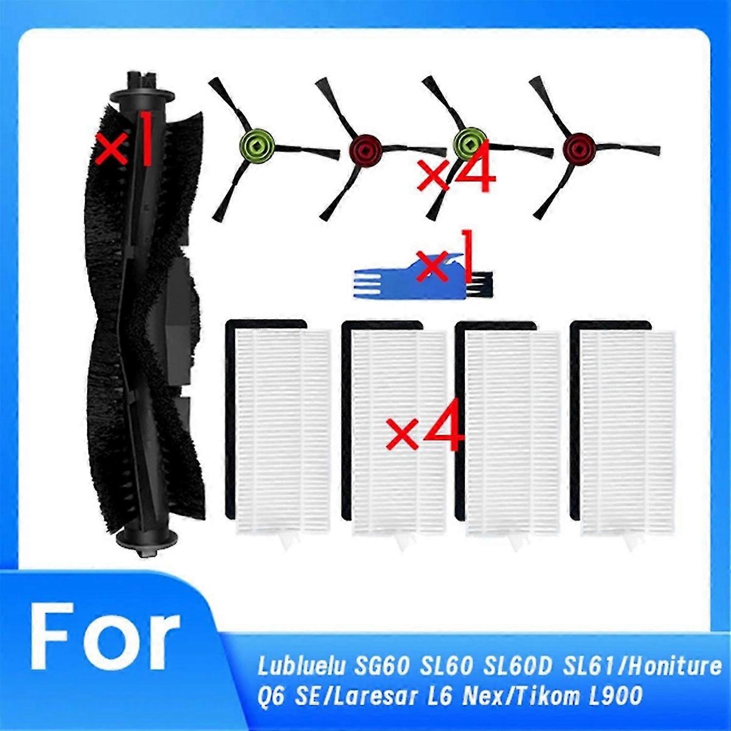 10 Pcs for SG60 Sweeping Robot Cleaner Parts Replacement