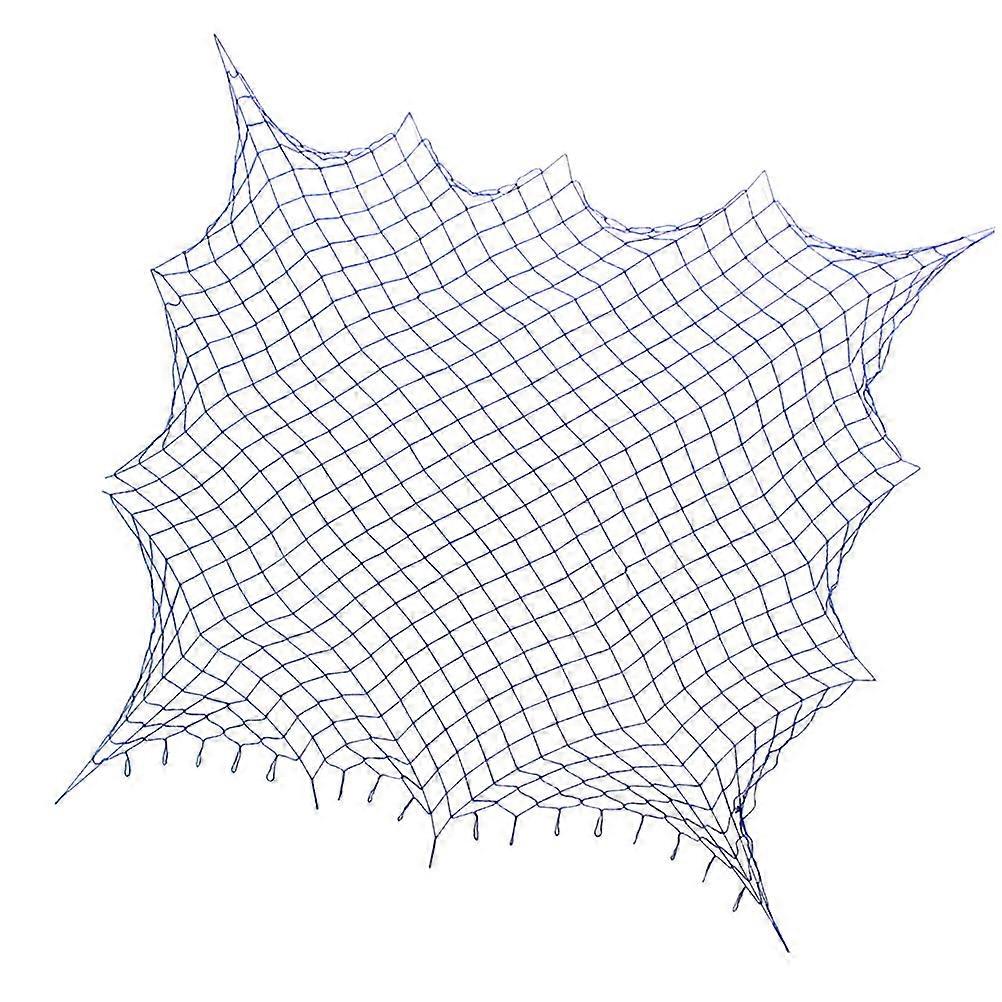 Fish Net Decor Underwater Party Sky-Blue Cotton and Hemp Rope Photo Prop 1Pcs