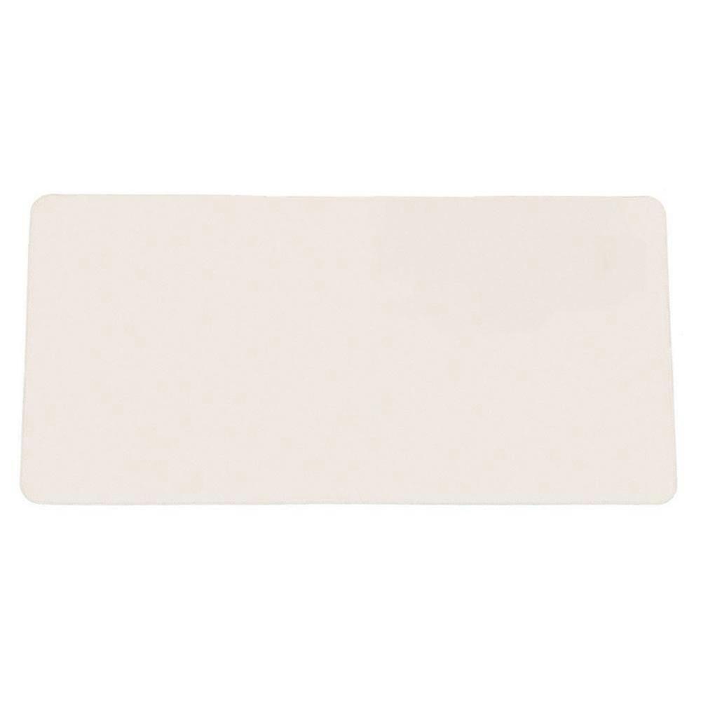 Table mat, desk mat, 80 x 40cm PU table mat, laptop table mat, waterproof desk mat for office or home use, single-sided (white)