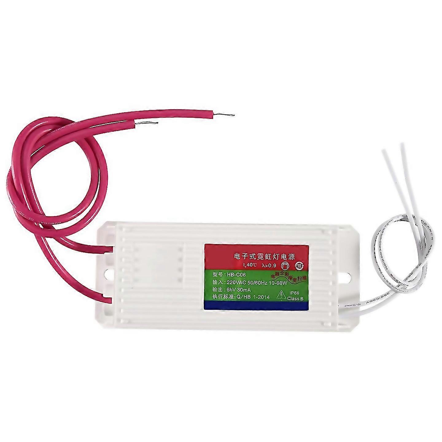 For 1pc Hbco6 Neon Electronic Former Waterproof Neon Power Supply Rectifier