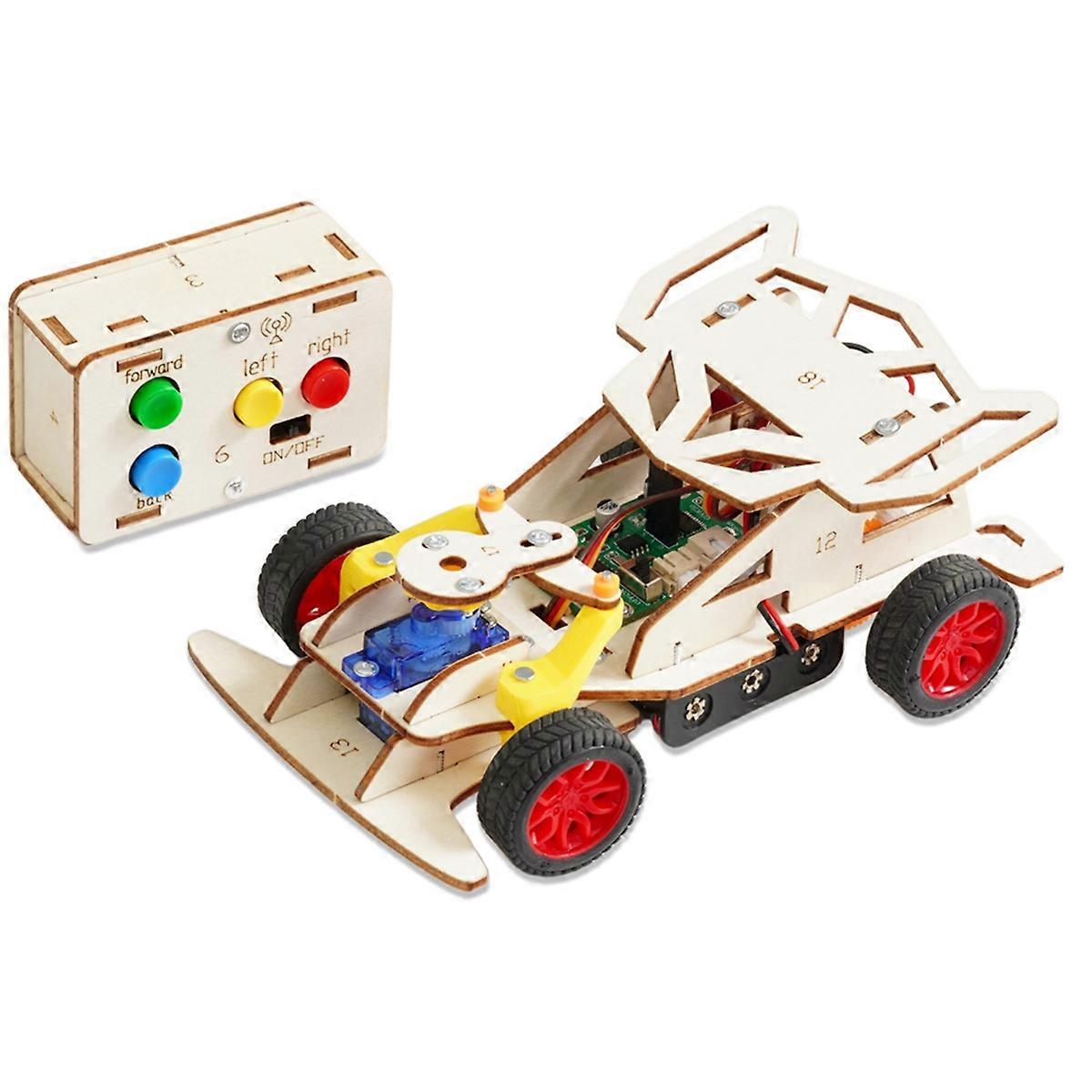 DIY Wooden Remote Control Car Kit Science Experiment Kits