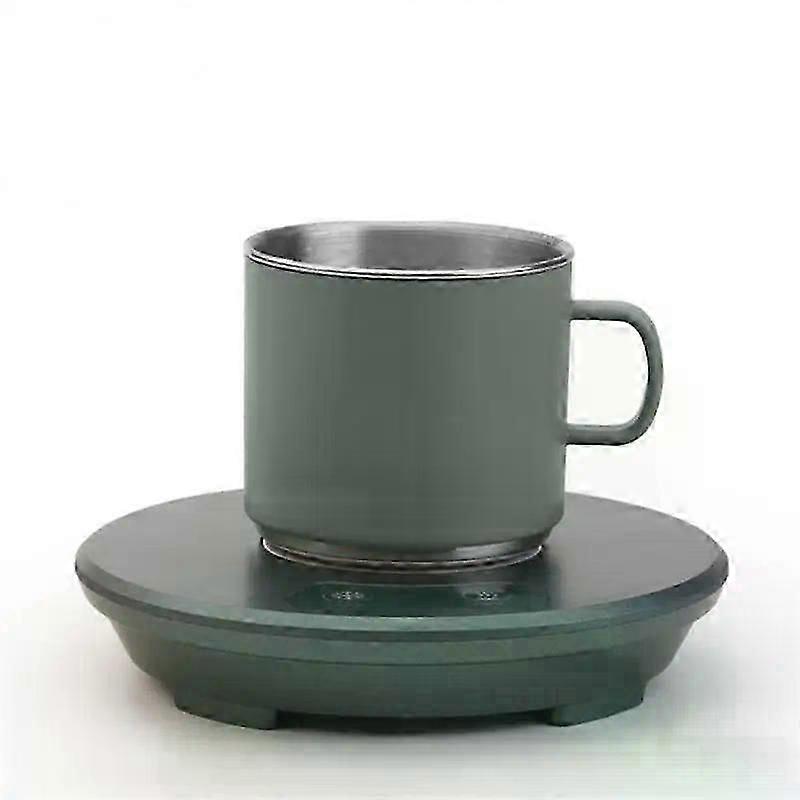 2-in-1 USB Smart Cup Warmer and Cooler - Portable Mat for Heating Coffee or Chilling Drinks on the Go