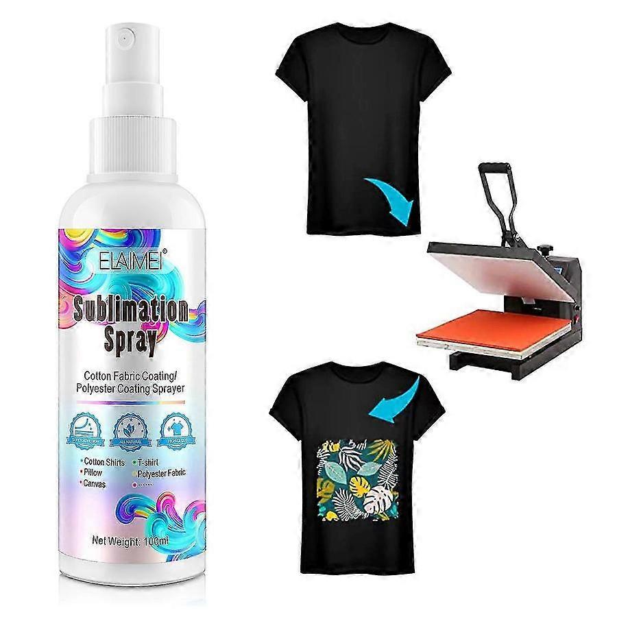 Sublimation Coating Spray for Cotton Tshirts Polyester Mouse Pad Canvas Quick Drying 100ml