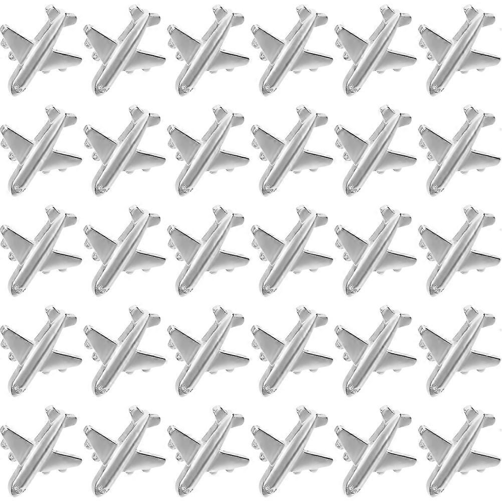 Airplane Pin Metal Push Pin for Bulletin Board 90Pcs Silver Pushpins
