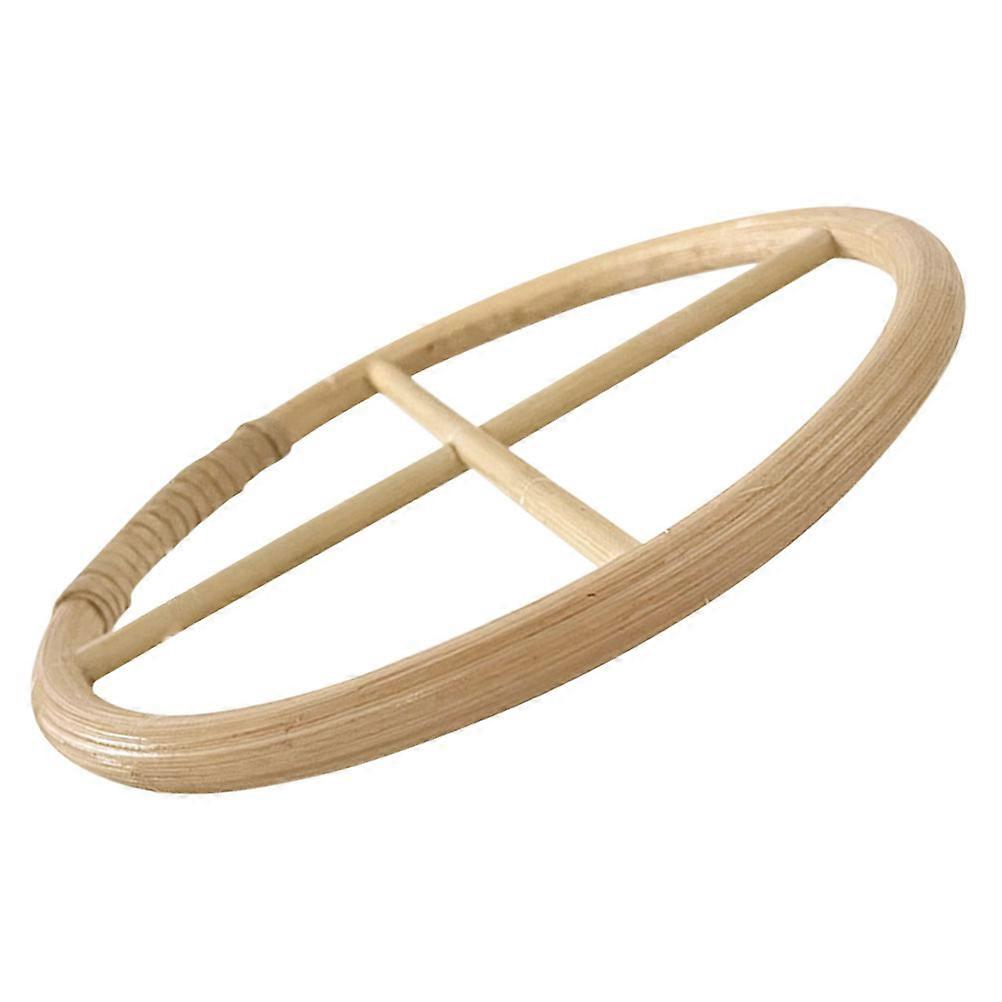 Wind Chime Accessory Bamboo Frame for DIY 5Pcs Bamboo Wreath Rings