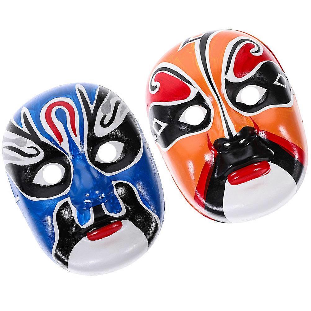 Decorative Chinese Mask Wall Hanging for Party Use 6Pcs