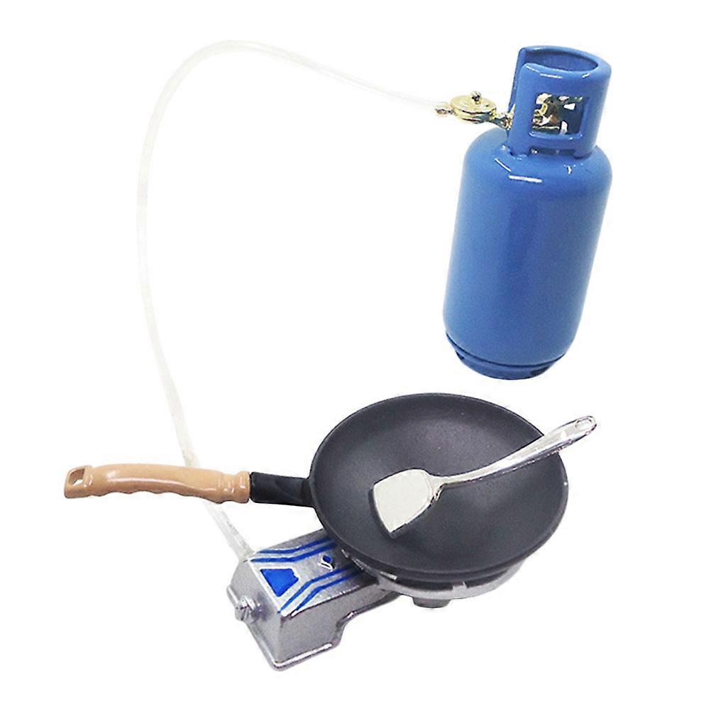Gas Tank Models Mini Stove Ornament for Decoration 6Sets