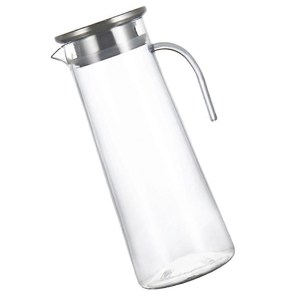 Cold Water Pitcher Kitchen Beverage Pitcher with Lid for Storage Use 1.2L