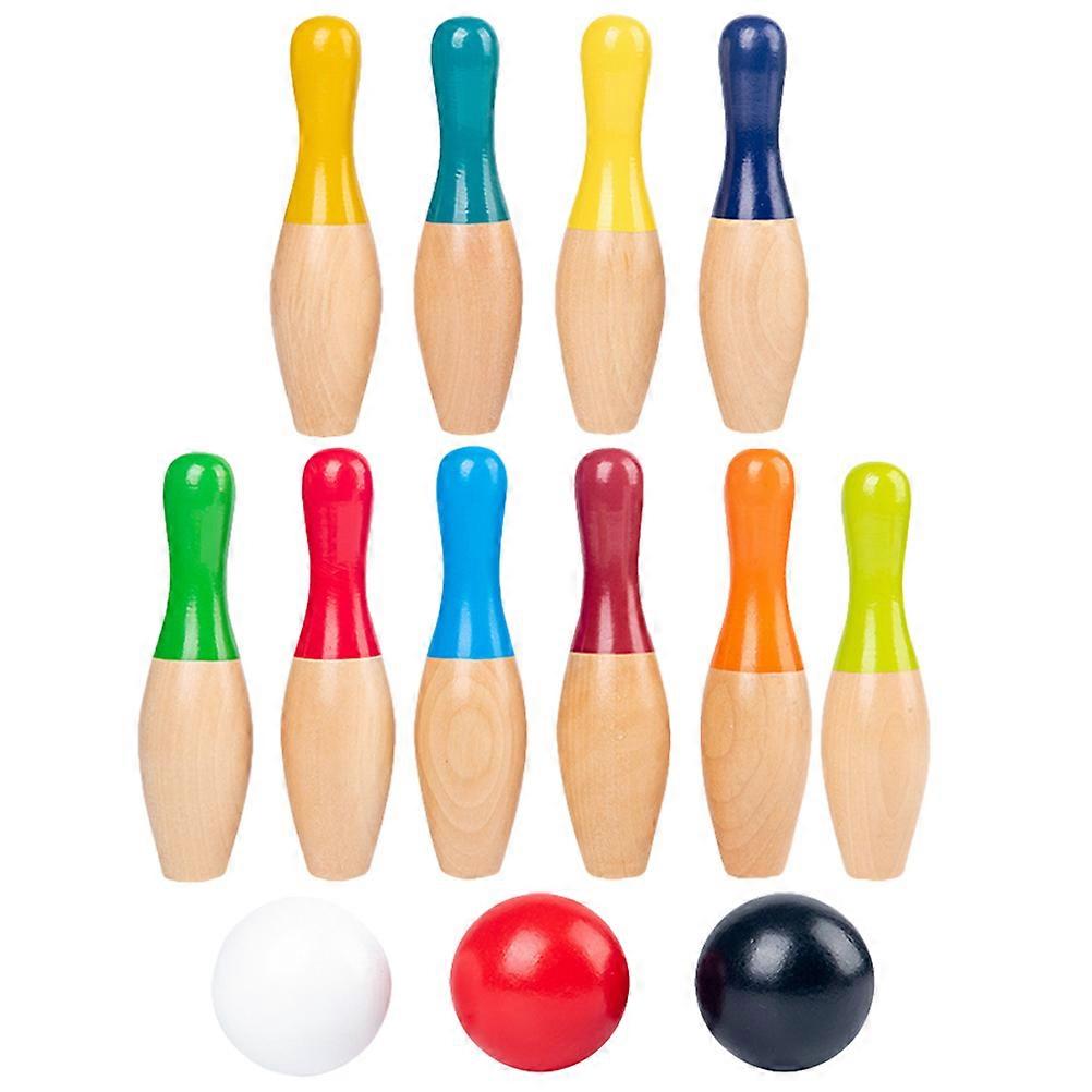 Colorful Bowling Set for Kids 5 Sets Indoor Play Toddler Bowling Fun Games Number Recognition