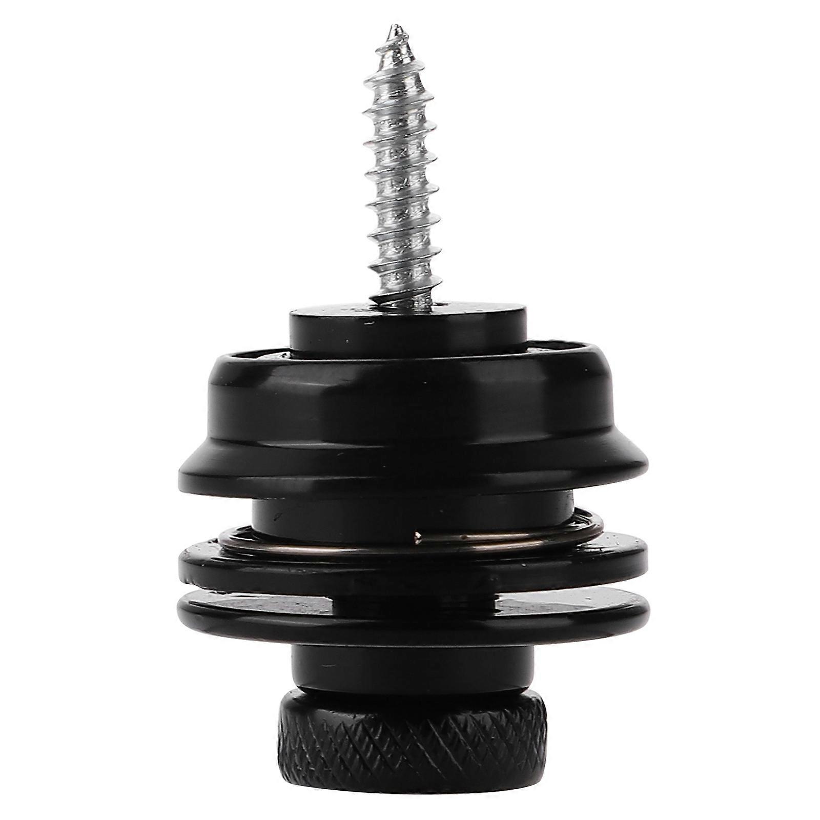 Svart gitarrremslås för gitarr- och basremsknapp i metall