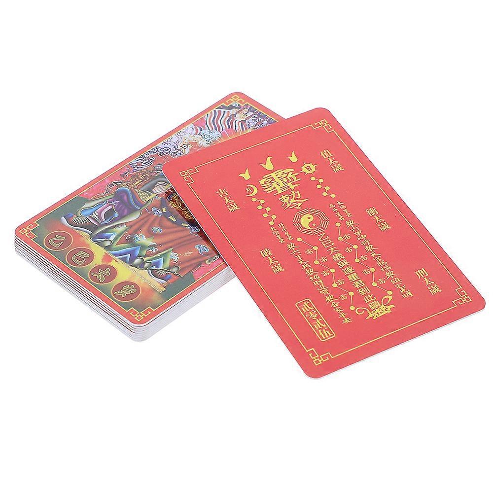 40 Pcs Feng Shui Taisui Amulet For Chinese New Year Luck Protection Multi Color Design 2025 Snake Year