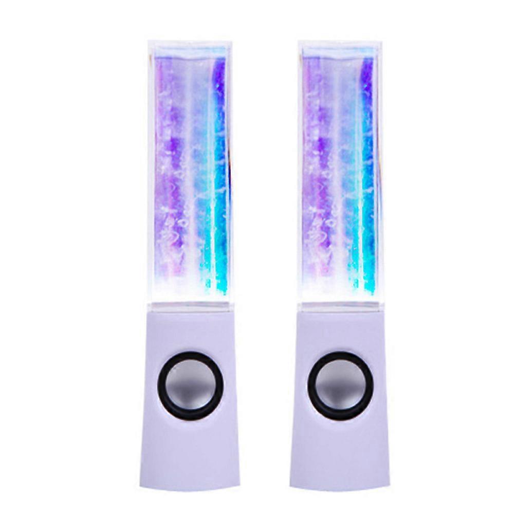 Light Show Speaker Colorful LED Fountain Speaker for Music 2Pcs