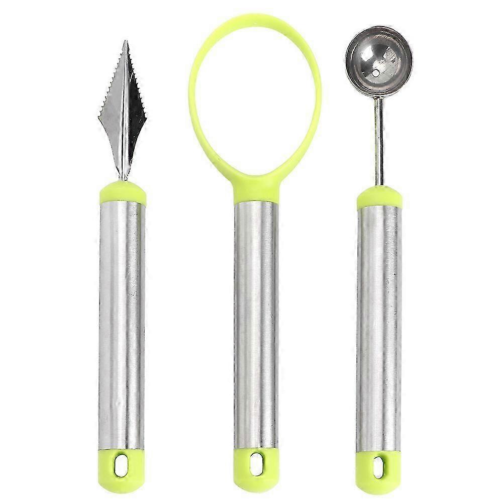 3pcs Multi Function Carving Device Watermelon Scoop Melon Digger Fruit Pulp Core Removal Tool 2025