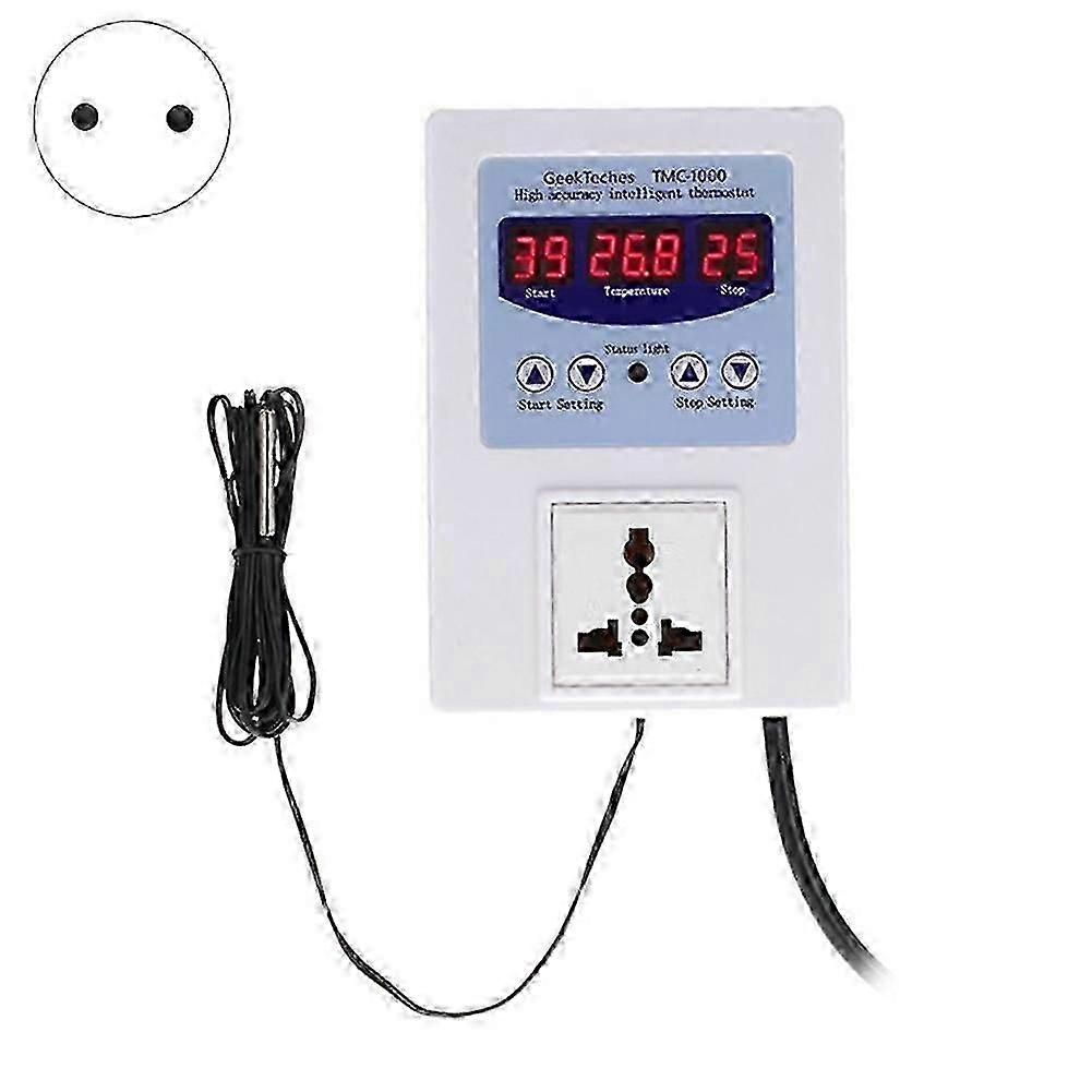 -1000 Digital Temperature Controller Intelligent High Accuracy Heating Cooling Sensor Temp Control hwy
