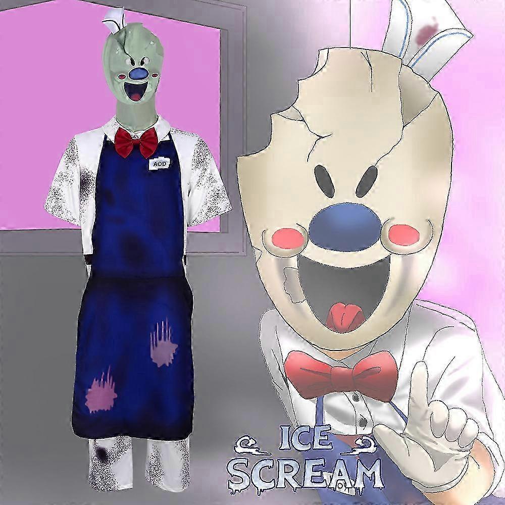 Ice Cream Rod Character Cosplay Jumpsuit for Halloween and Stage Performances