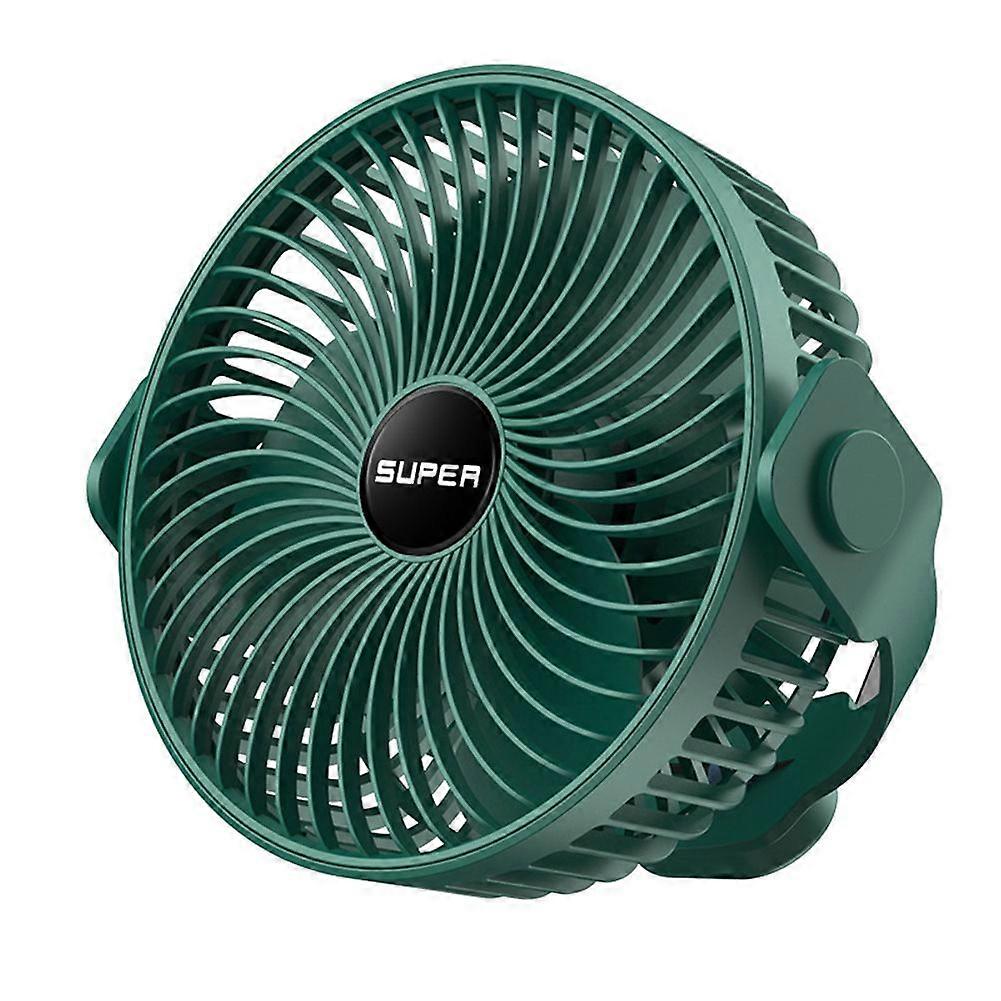 Usb Rechargeable Mini Fan 360 Rotation 3 Gears Ceiling Fan Table Desk Fan Portable Hanging Fan For Camping Tent Outdoor Home