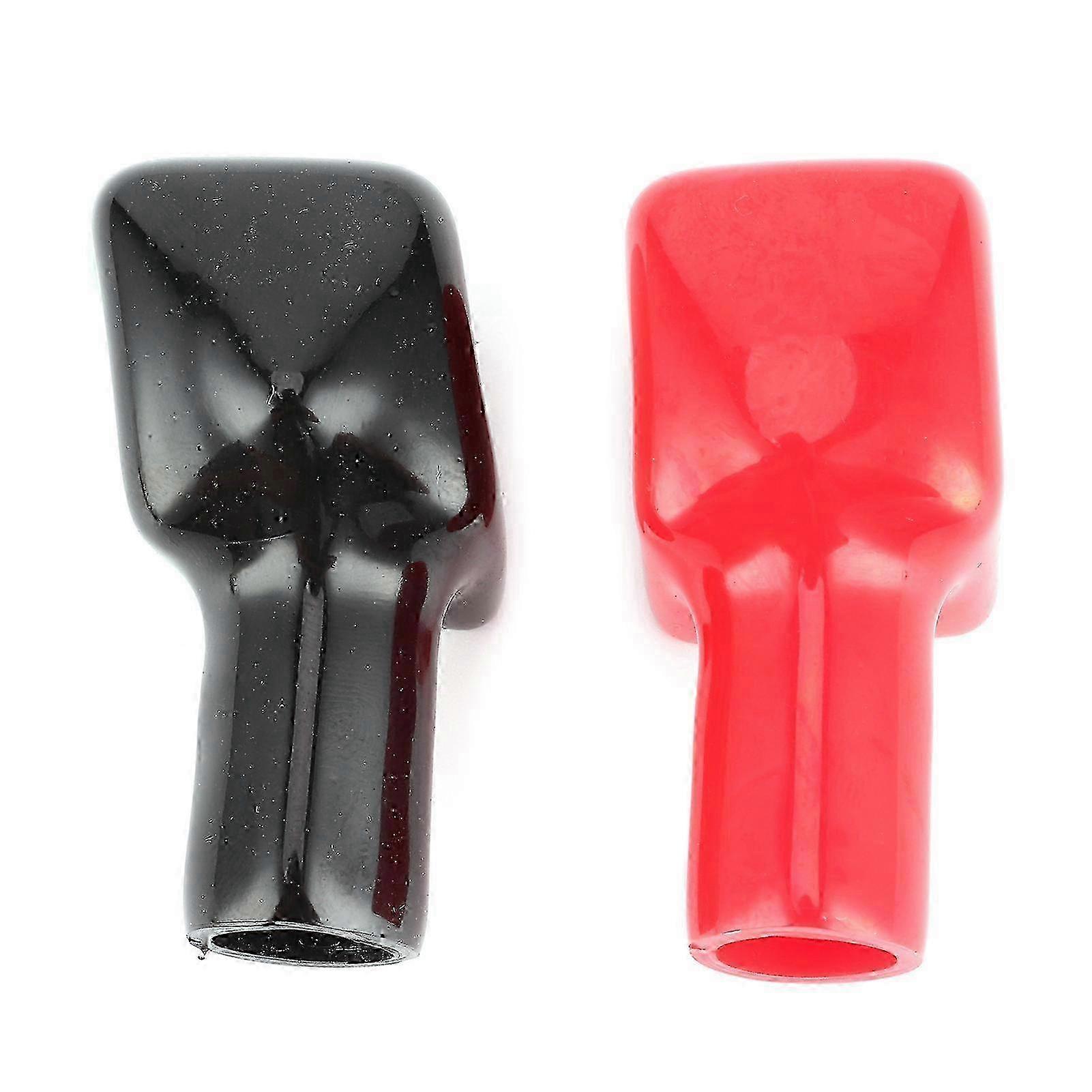 BOROCO Pair of Battery Terminal Covers Red & Black Positive and Negative 192681 192682