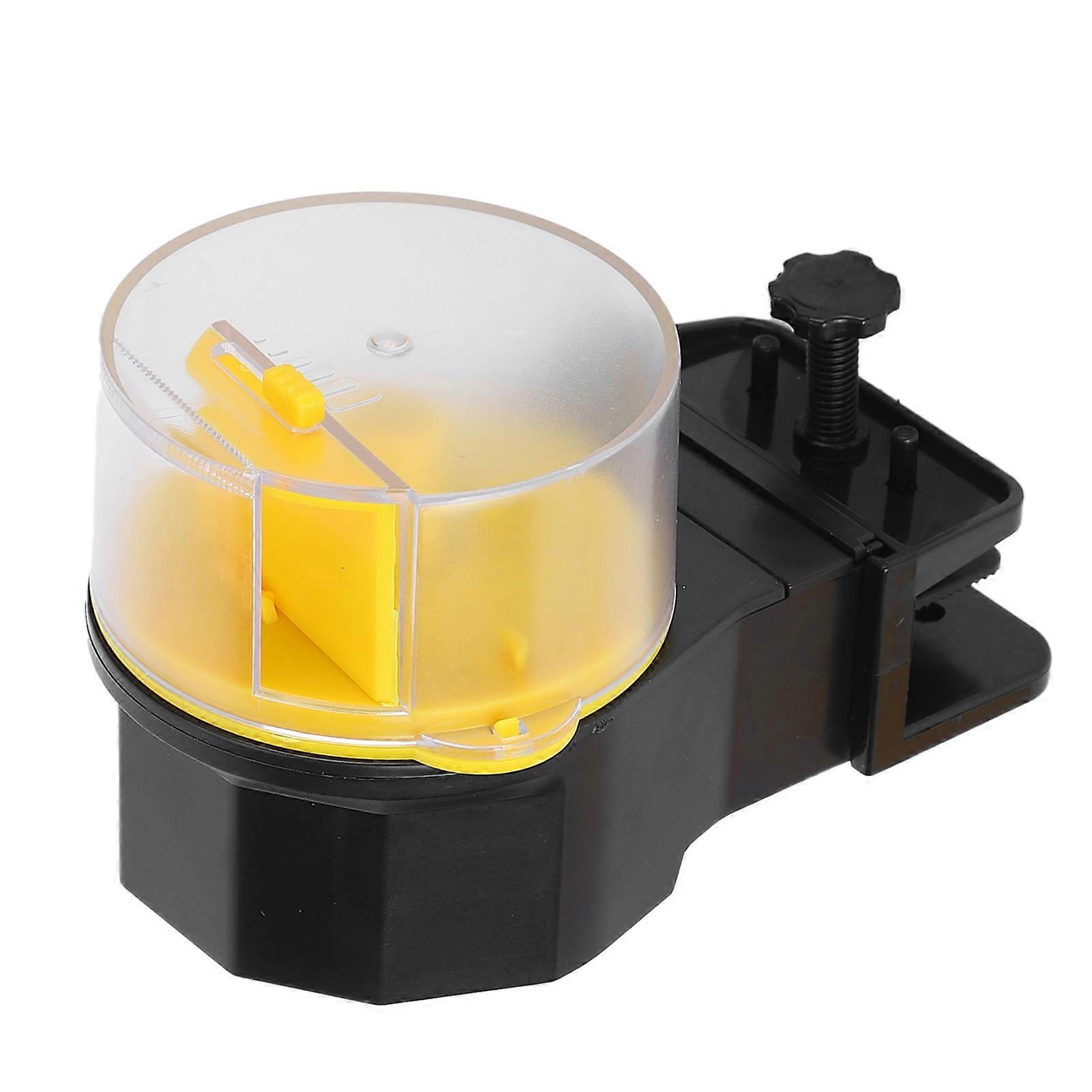 Automatic Fish Feeder Timer, Flexible, Convenient, Yellow, 328g