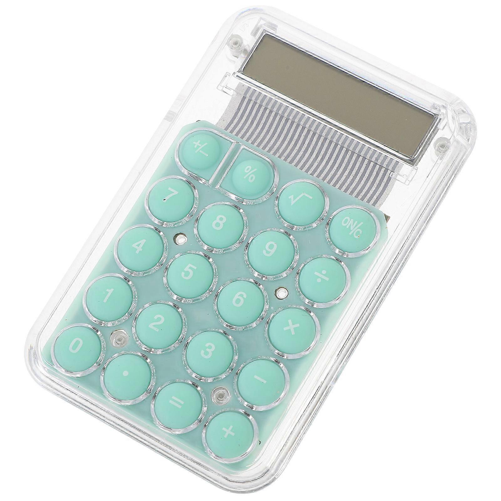 Handheld Calculator 4Pcs Portable Calculator For School Office Use Simple Design Green Color