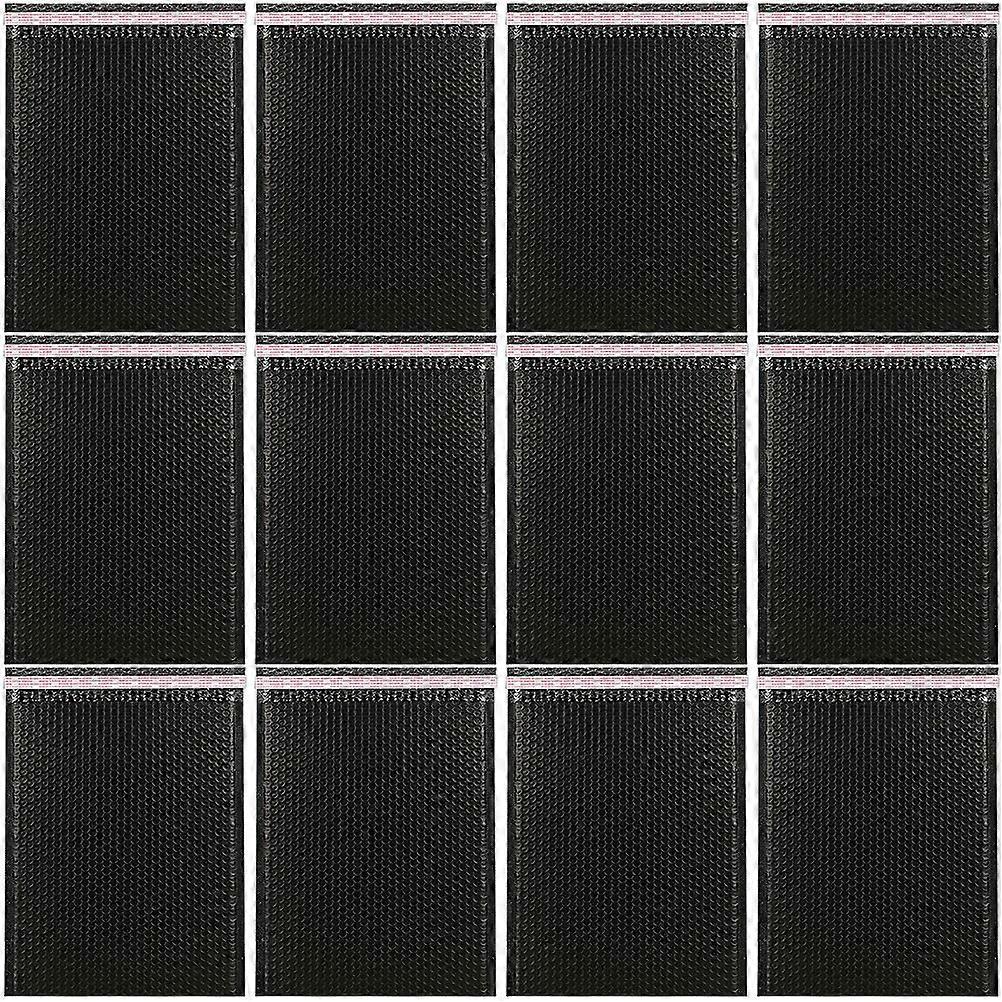 Self Seal Bubble Mailers Black Padded Envelopes for 100Pcs Mailing Use