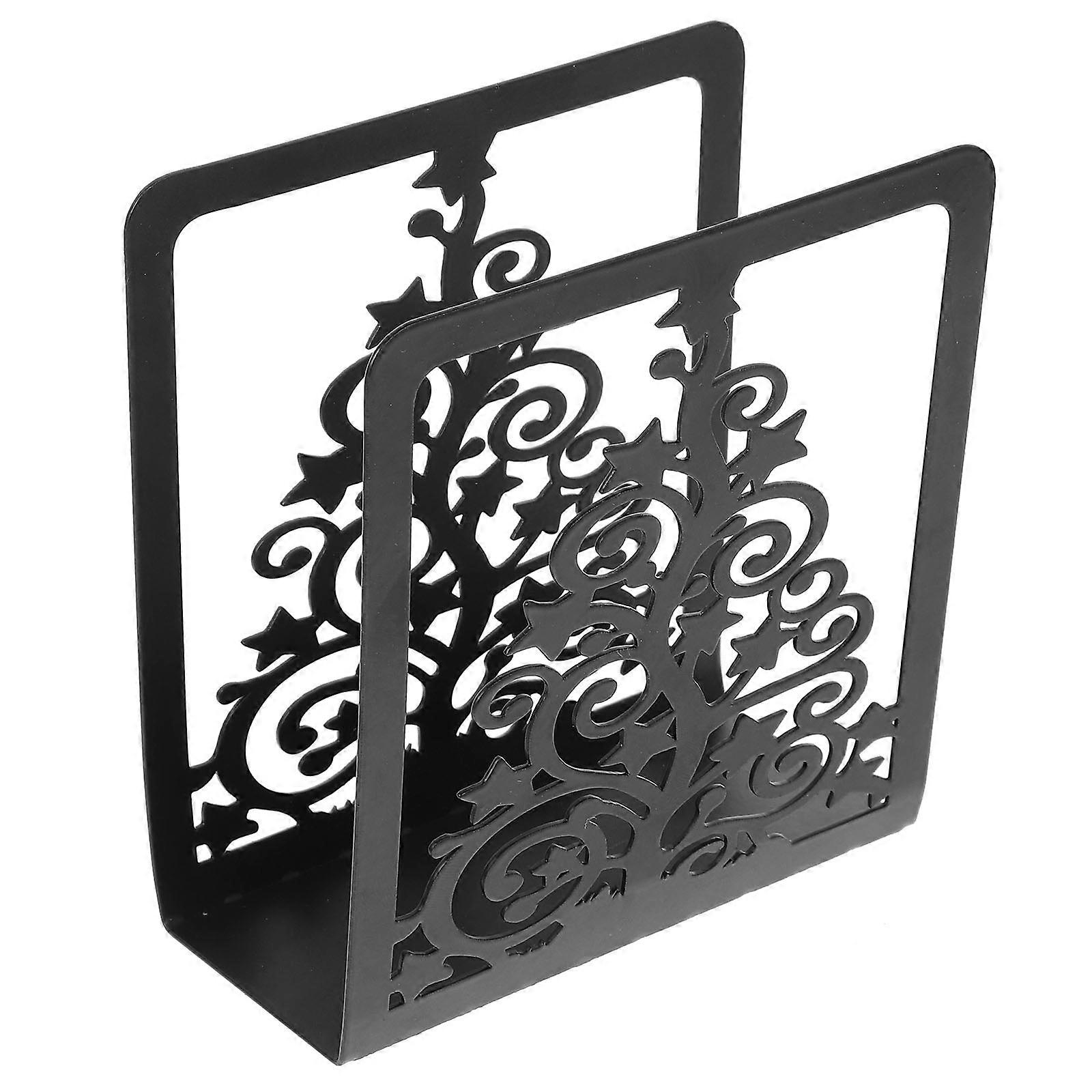Christmas Tree Table Napkin Holder Iron for Storage 5Pcs Set